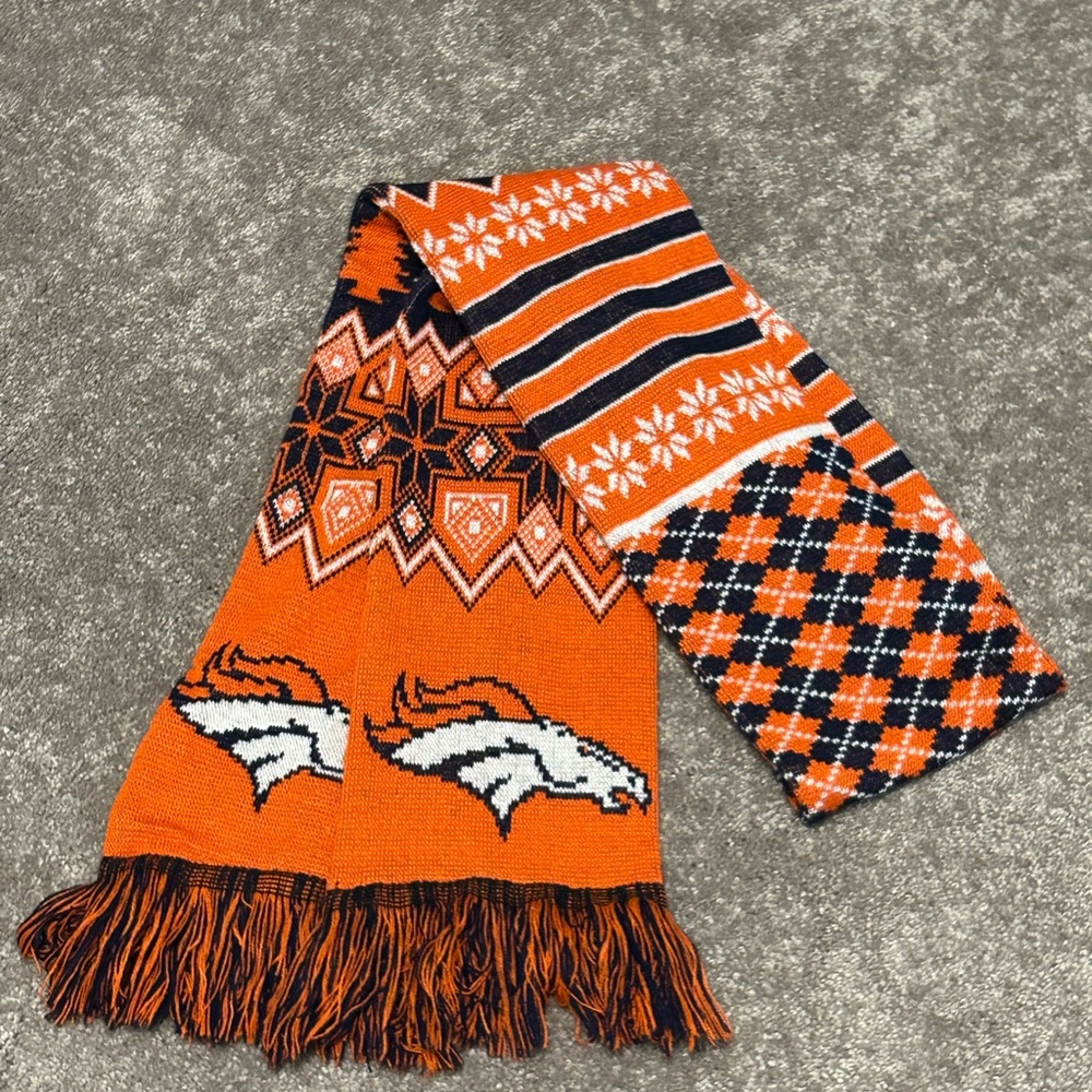 Denver Bronco Patterned Scarf